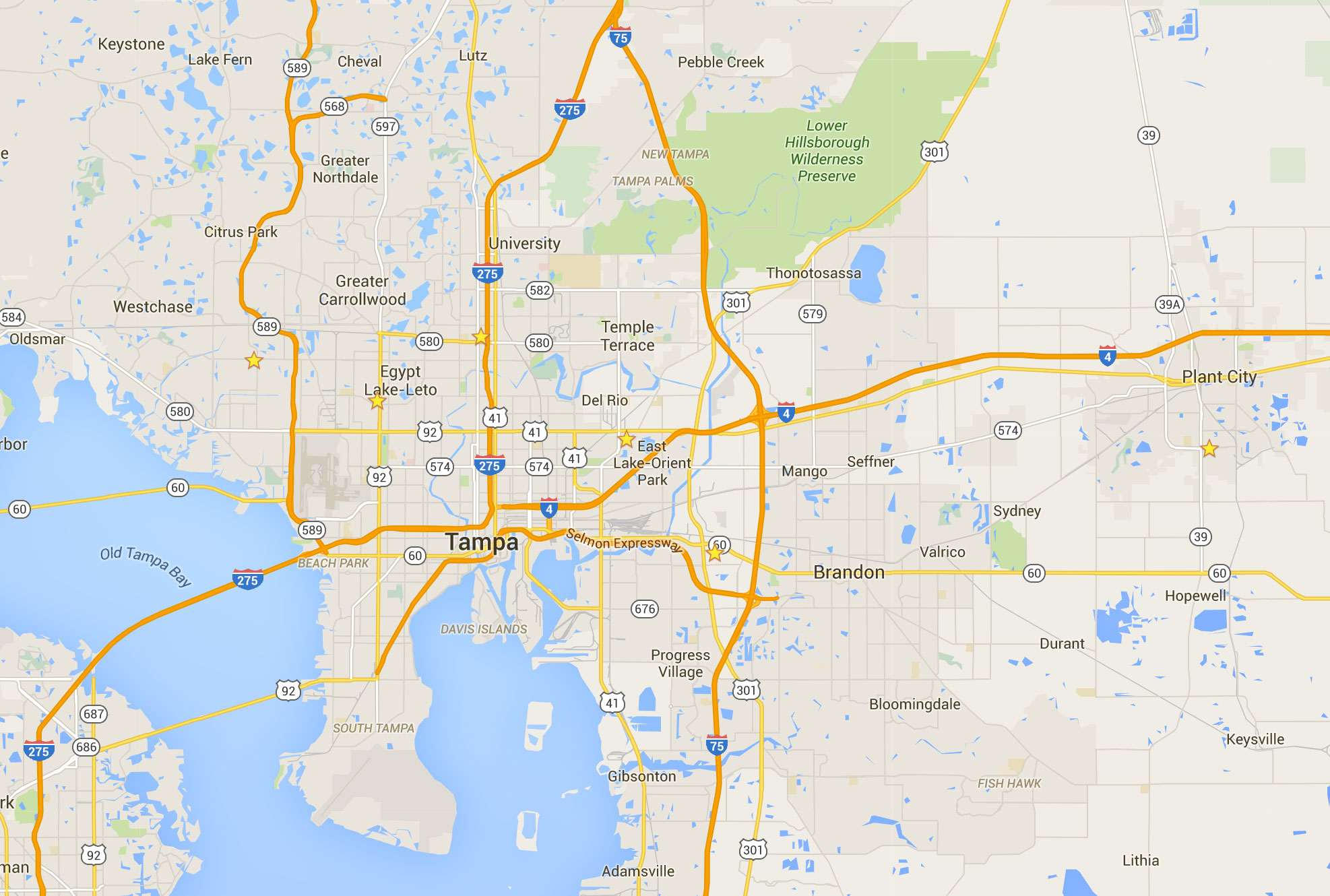 Hillsborough County Land Use Map