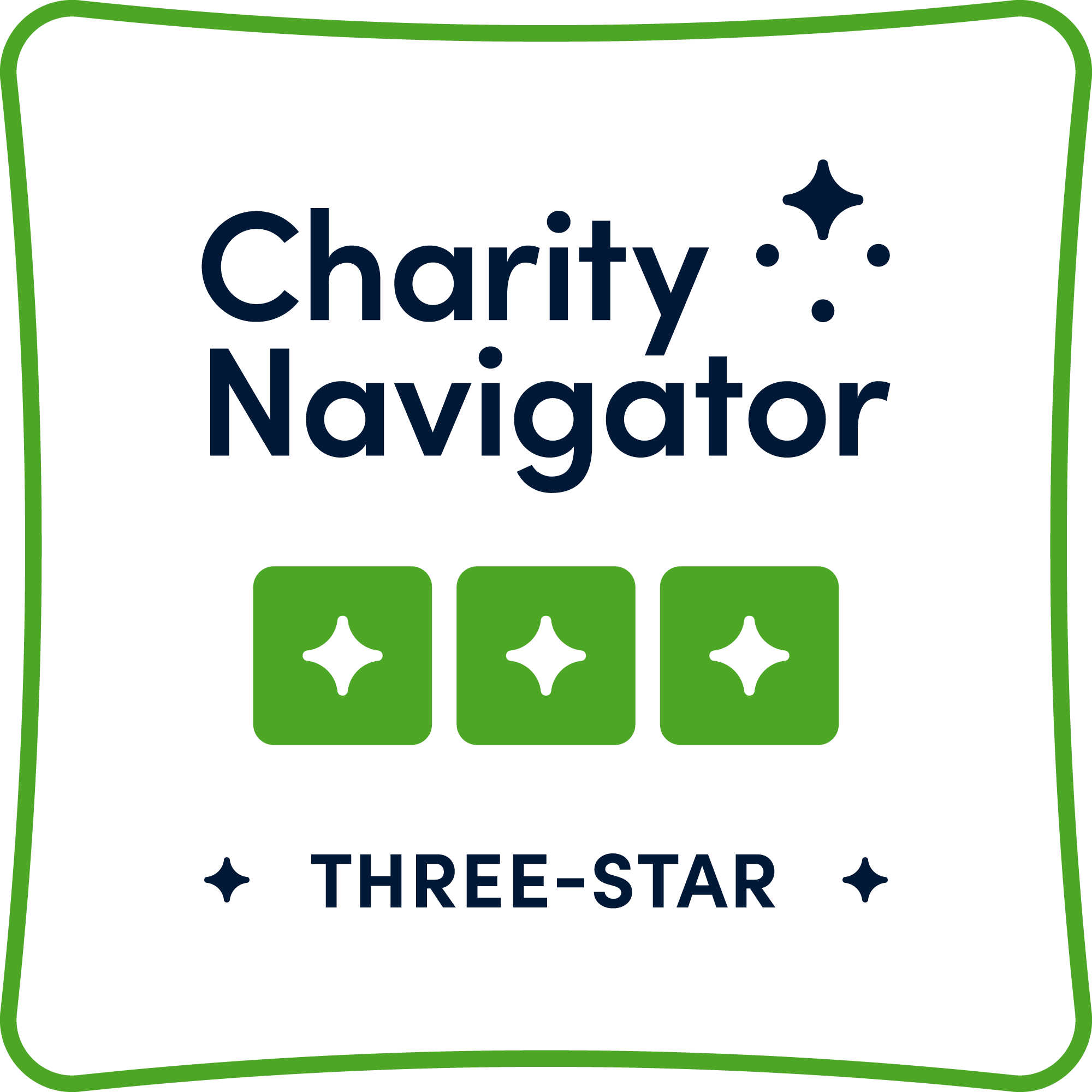 Three-Star Rating Badge - Full Color